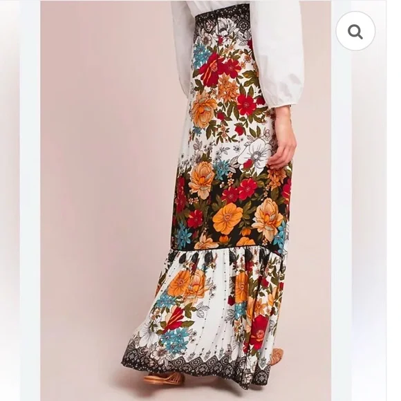 FARM Rio Natasha Multicolor Floral Maxi Skirt - Picture 2 of 12